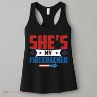 4th of July She's My Firecracker Matching Shirt Women's Tank Top thumb 3