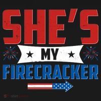 4th of July She's My Firecracker Matching Shirt Women's Tank Top thumb 5