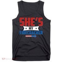 4th of July She's My Firecracker Matching Shirt Tank Top thumb 0
