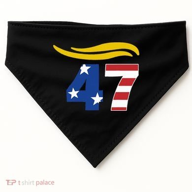 47 Trump Hair USA-Made Doggie Bandana