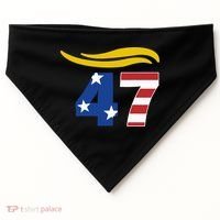 47 Trump Hair USA-Made Doggie Bandana thumb 0