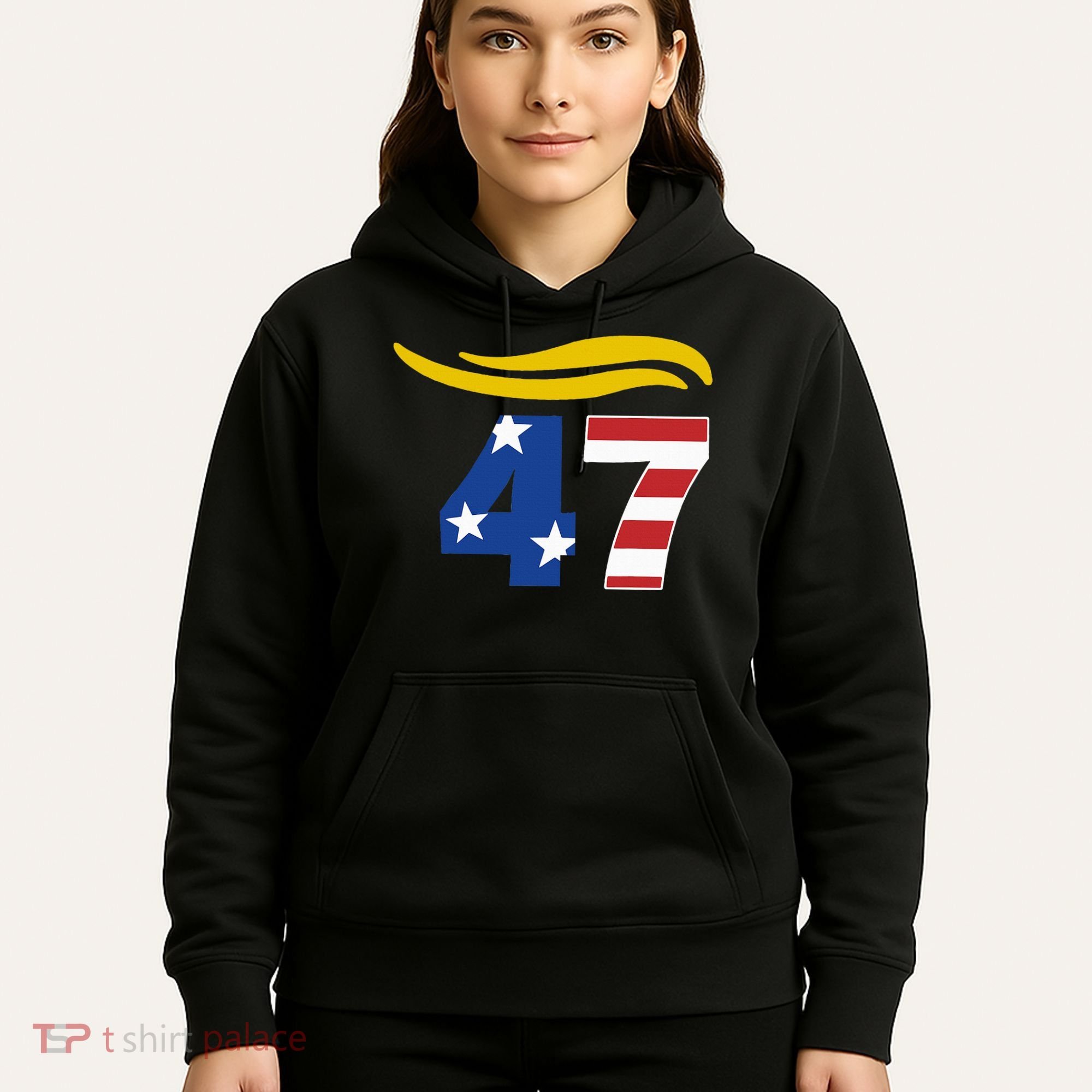 47 Trump Hair Hoodie