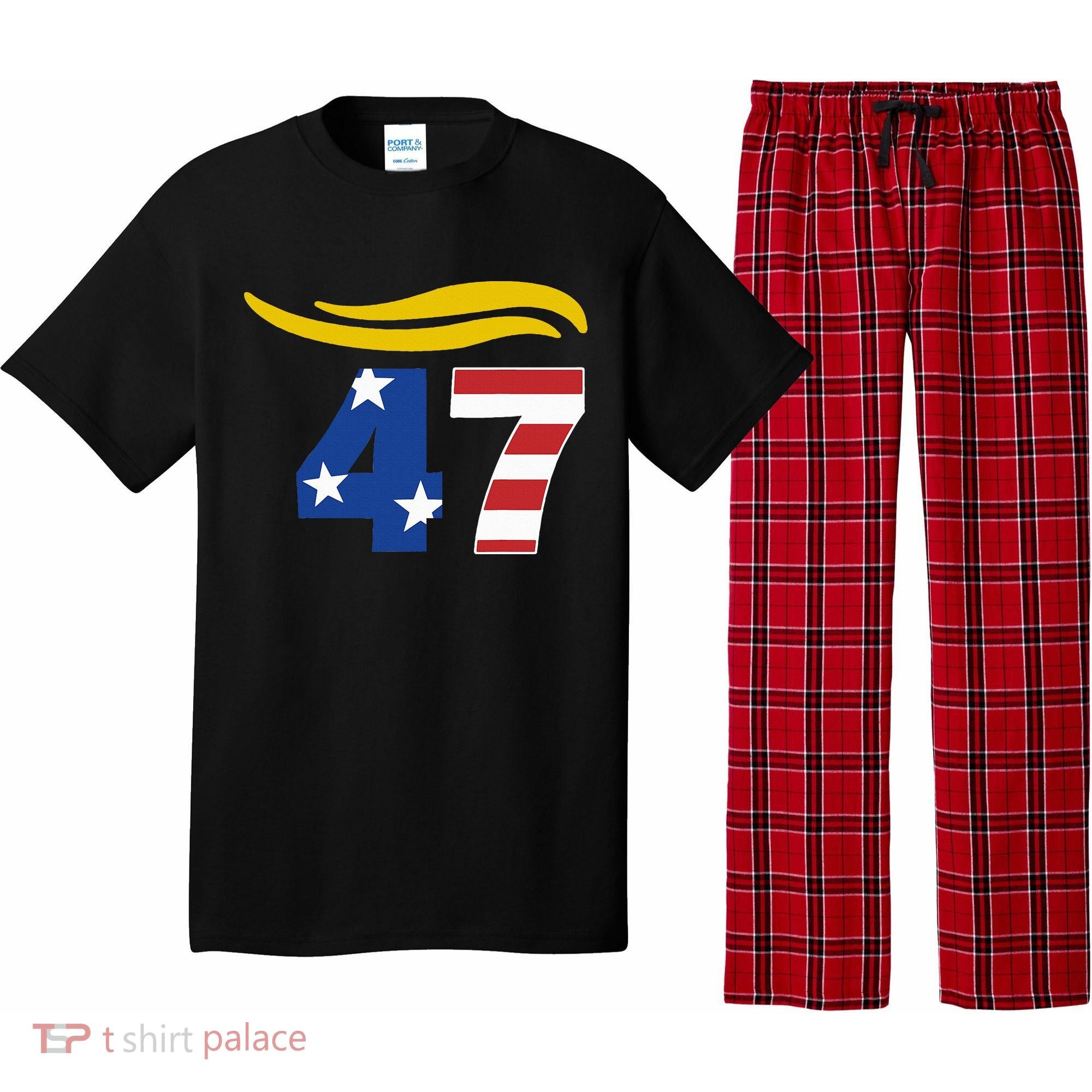 47 Trump Hair Pajama Set