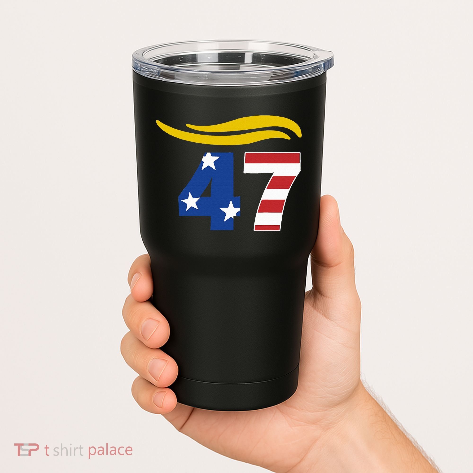 47 Trump Hair Tumbler
