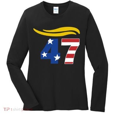 47 Trump Hair Women's Long Sleeve Shirt