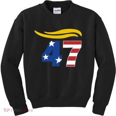 47 Trump Hair Kids Sweatshirt