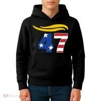 47 Trump Hair Kids Hoodie thumb 4