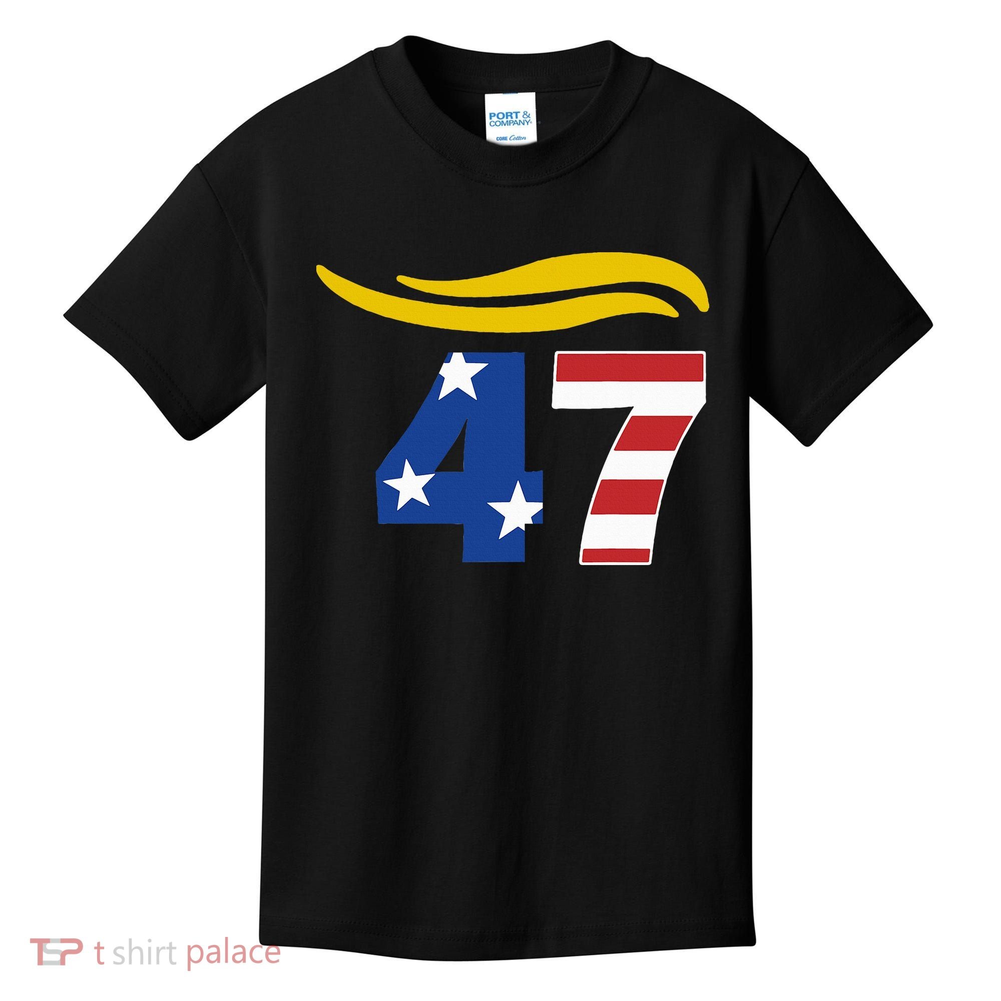 47 Trump Hair Kids T-Shirt
