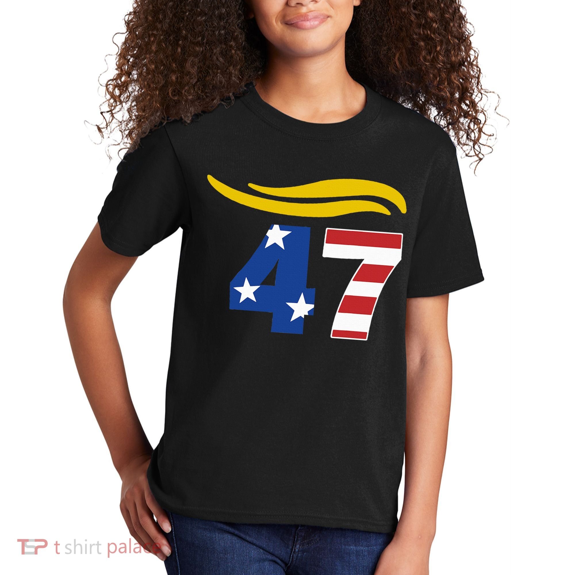 47 Trump Hair Kids T-Shirt