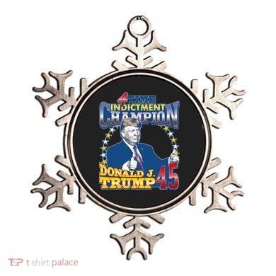 4 Time Indictment Champion Donald Trump 45 Ornament