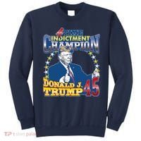 4 Time Indictment Champion Donald Trump 45 Sweatshirt thumb 0