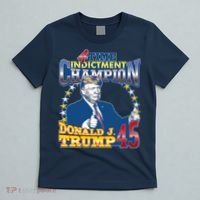4 Time Indictment Champion Donald Trump 45 T-Shirt thumb 5