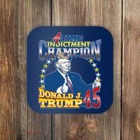 4 Time Indictment Champion Donald Trump 45 Coaster thumb 0