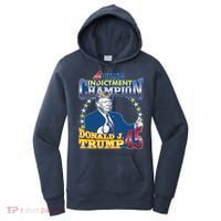 4 Time Indictment Champion Donald Trump 45 Women's Hoodie thumb 0