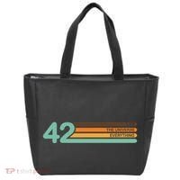 42 The Meaning Of Life Universe Everything Retro Tote Bag thumb 0