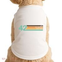 42 The Meaning Of Life Universe Everything Retro Doggie Tank thumb 0