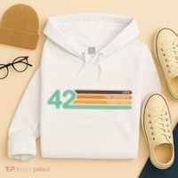 42 The Meaning Of Life Universe Everything Retro Hoodie thumb 4