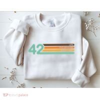 42 The Meaning Of Life Universe Everything Retro Sweatshirt thumb 2