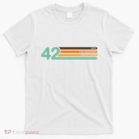 42 The Meaning Of Life Universe Everything Retro T-Shirt thumb 0