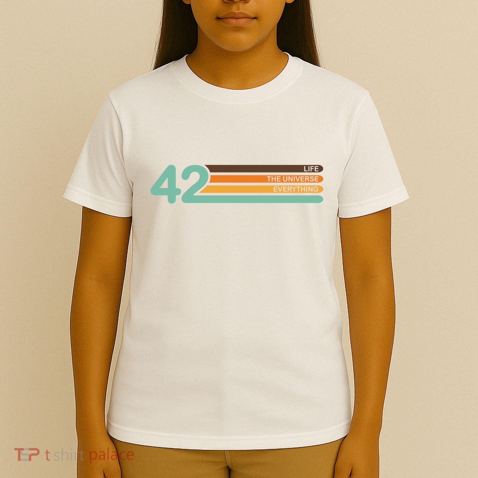 42 The Meaning Of Life Universe Everything Retro T-Shirt