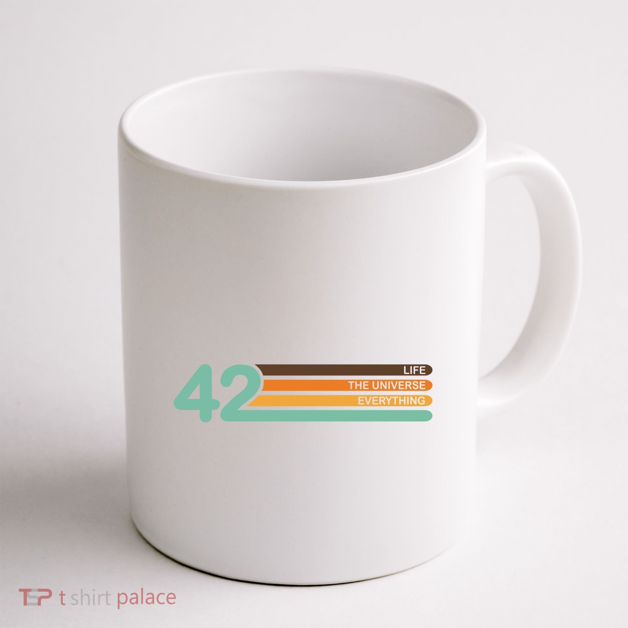 42 The Meaning Of Life Universe Everything Retro Coffee Mug