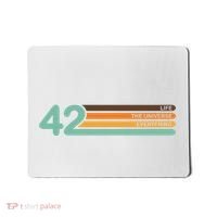 42 The Meaning Of Life Universe Everything Retro Mousepad thumb 0