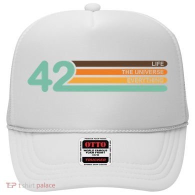 42 The Meaning Of Life Universe Everything Retro Hat
