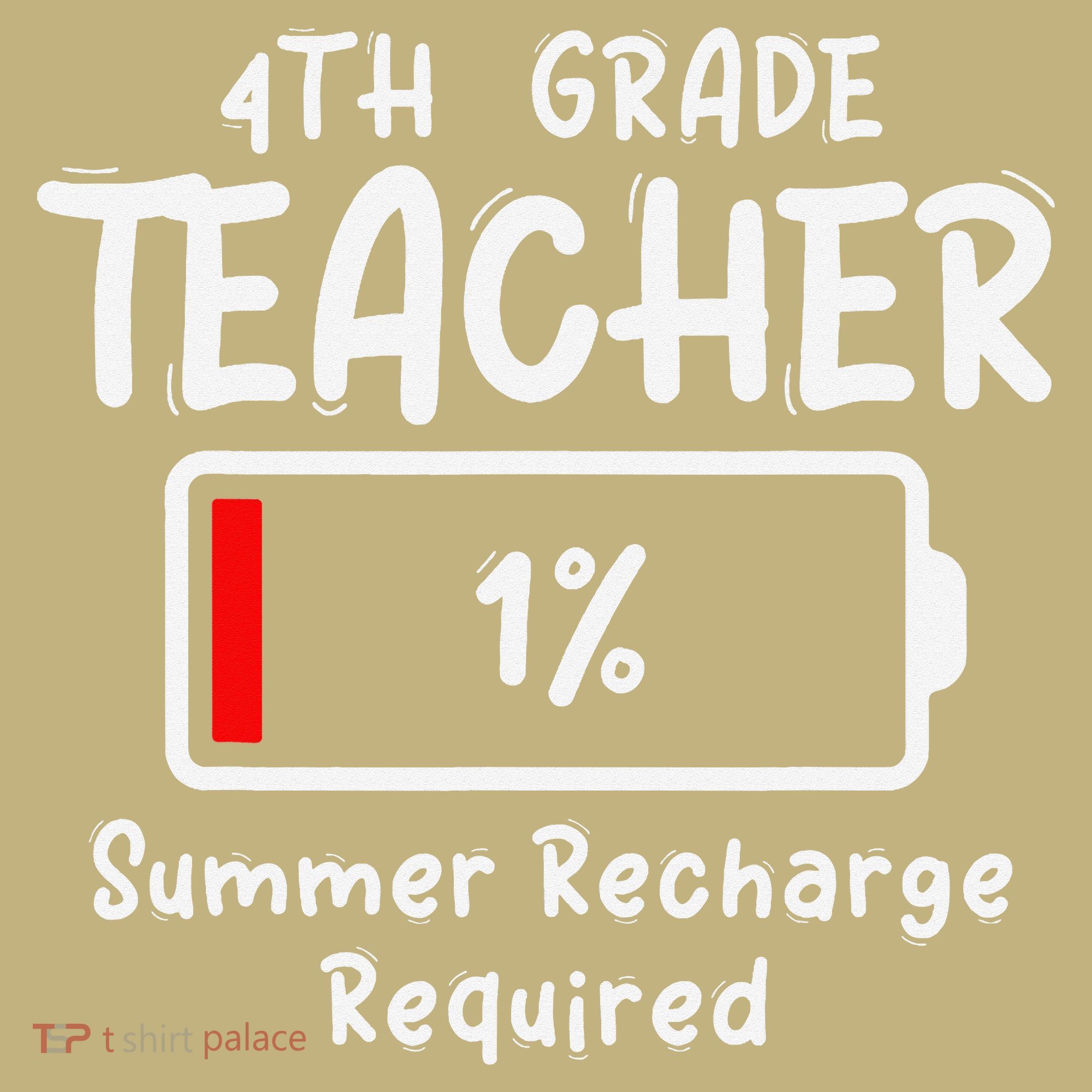 4th-Grade Teacher Summer Recharge Required Last Day School Mousepad