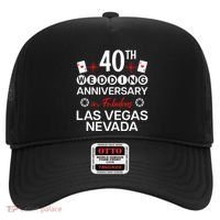 40th Wedding Anniversary In Las Vegas 40 Years Married Hat thumb 0