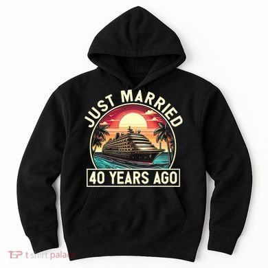 40th Wedding Anniversary Cruise Couples Matching Cruise Trip Hoodie