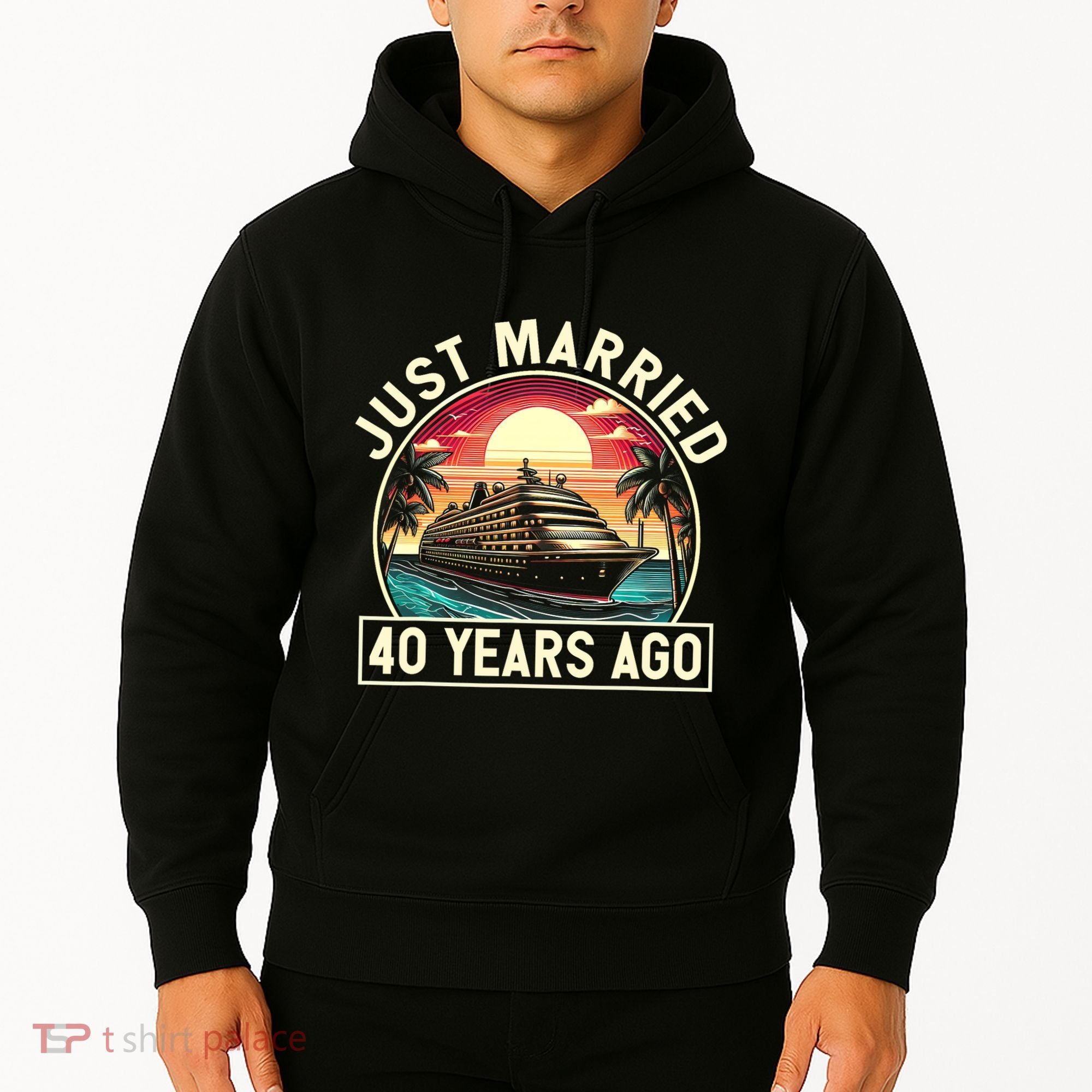 40th Wedding Anniversary Cruise Couples Matching Cruise Trip Hoodie