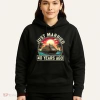 40th Wedding Anniversary Cruise Couples Matching Cruise Trip Hoodie thumb 5