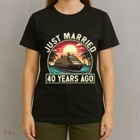 40th Wedding Anniversary Cruise Couples Matching Cruise Trip T-Shirt thumb 4