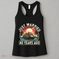 40th Wedding Anniversary Cruise Couples Matching Cruise Trip Women's Tank Top thumb 3