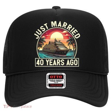 40th Wedding Anniversary Cruise Couples Matching Cruise Trip Hat