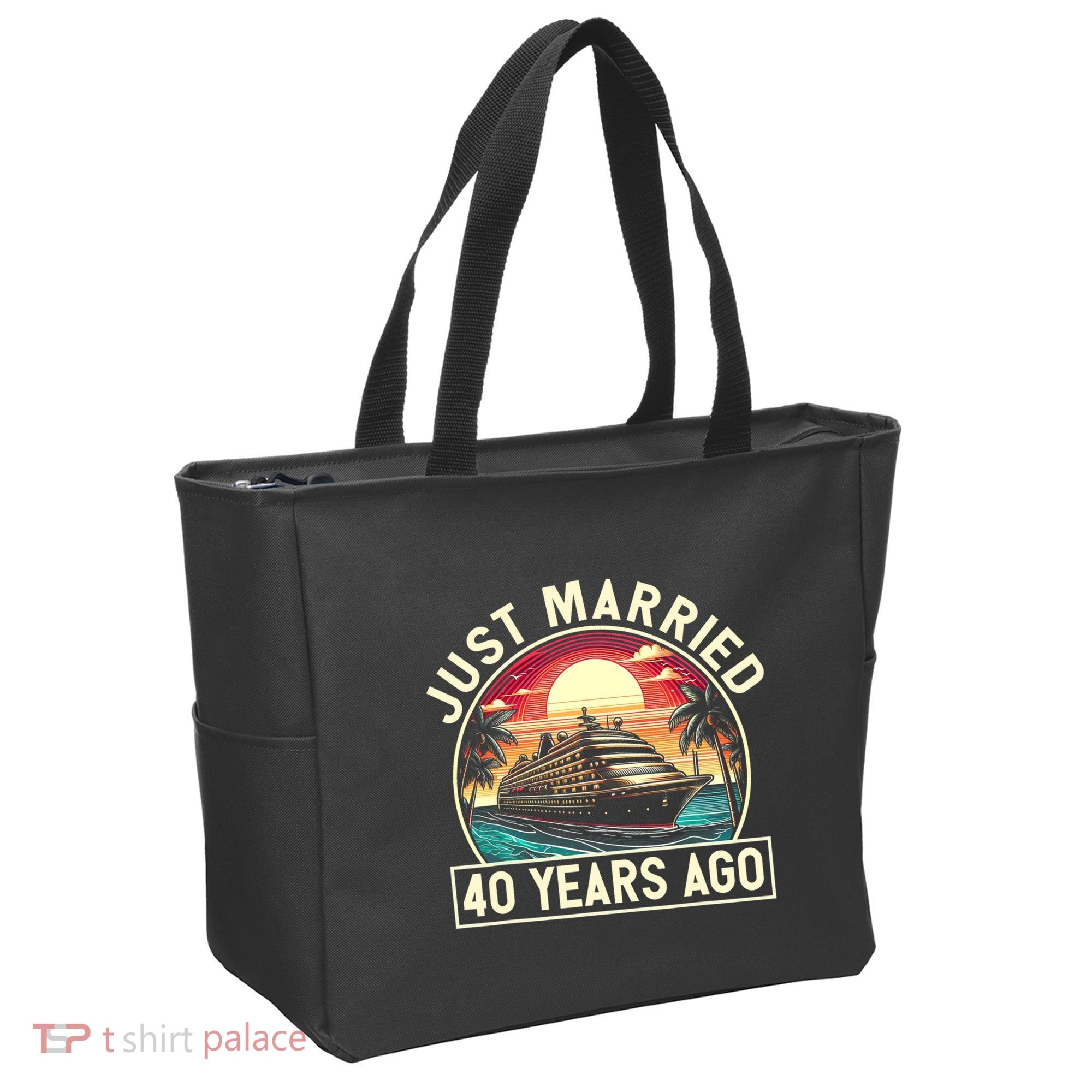 40th Wedding Anniversary Cruise Couples Matching Cruise Trip Tote Bag