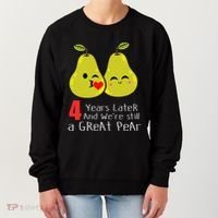 4th Wedding Anniversary Gifts Funny Couples Women's Sweatshirt thumb 0