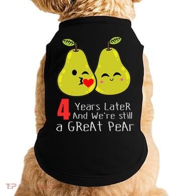 4th Wedding Anniversary Gifts Funny Couples Doggie Tank