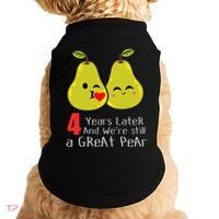 4th Wedding Anniversary Gifts Funny Couples Doggie Tank thumb 0