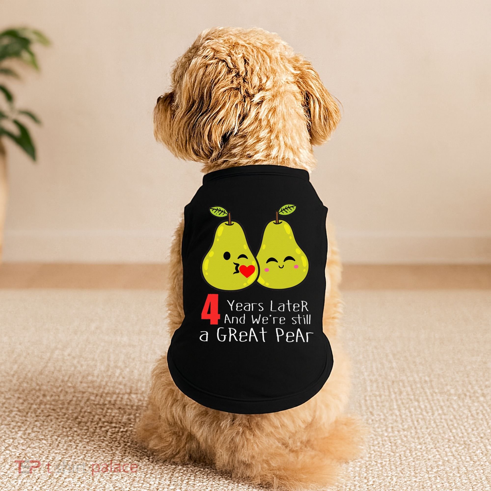 4th Wedding Anniversary Gifts Funny Couples Doggie Tank