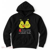 4th Wedding Anniversary Gifts Funny Couples Hoodie thumb 0