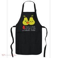 4th Wedding Anniversary Gifts Funny Couples Apron thumb 0