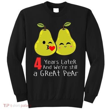 4th Wedding Anniversary Gifts Funny Couples Sweatshirt