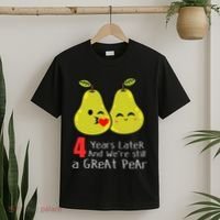 4th Wedding Anniversary Gifts Funny Couples T-Shirt thumb 2
