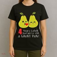 4th Wedding Anniversary Gifts Funny Couples T-Shirt thumb 4