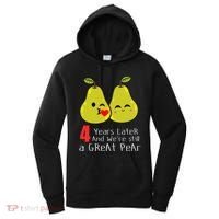 4th Wedding Anniversary Gifts Funny Couples Women's Hoodie thumb 0