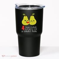 4th Wedding Anniversary Gifts Funny Couples Tumbler thumb 0