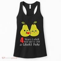 4th Wedding Anniversary Gifts Funny Couples Women's Tank Top thumb 0
