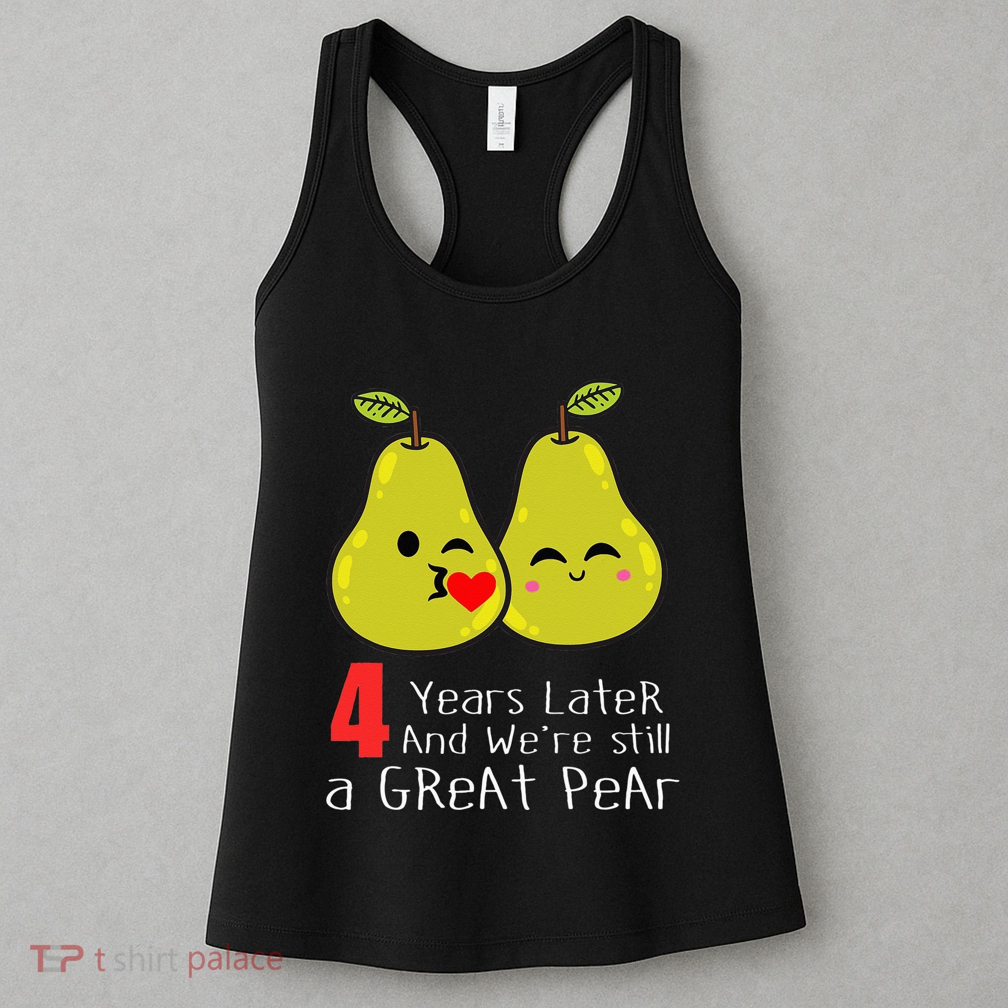 4th Wedding Anniversary Gifts Funny Couples Women's Tank Top