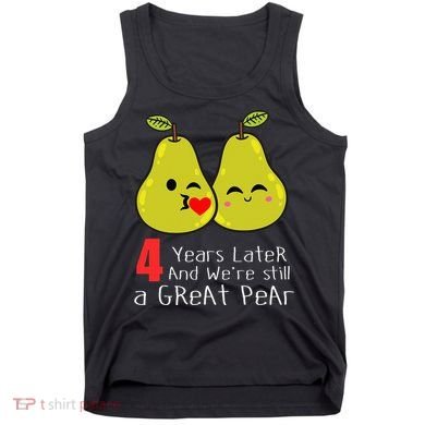 4th Wedding Anniversary Gifts Funny Couples Tank Top